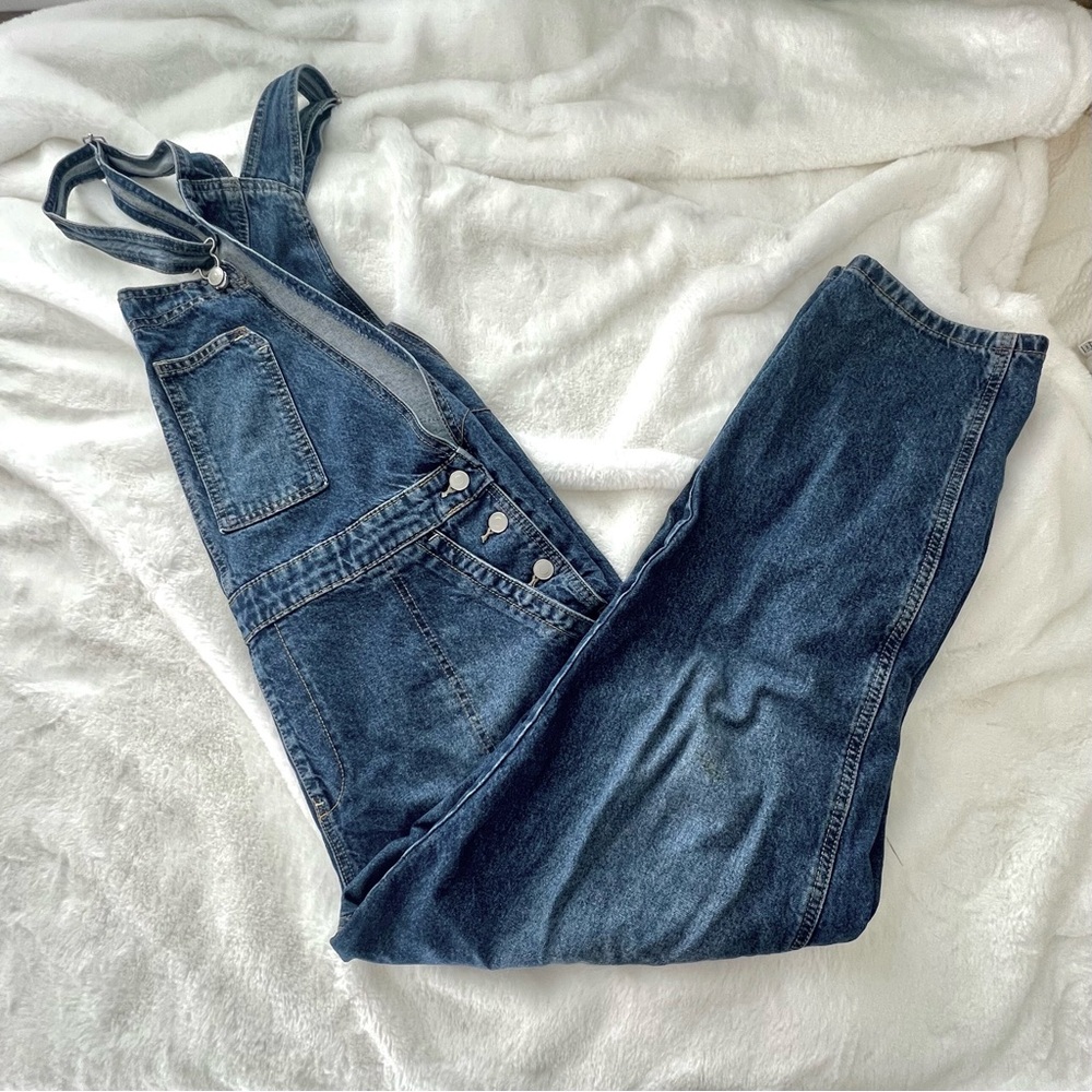 Celebrity Pink Women's Blue Denim Overalls - Picture 4 of 4